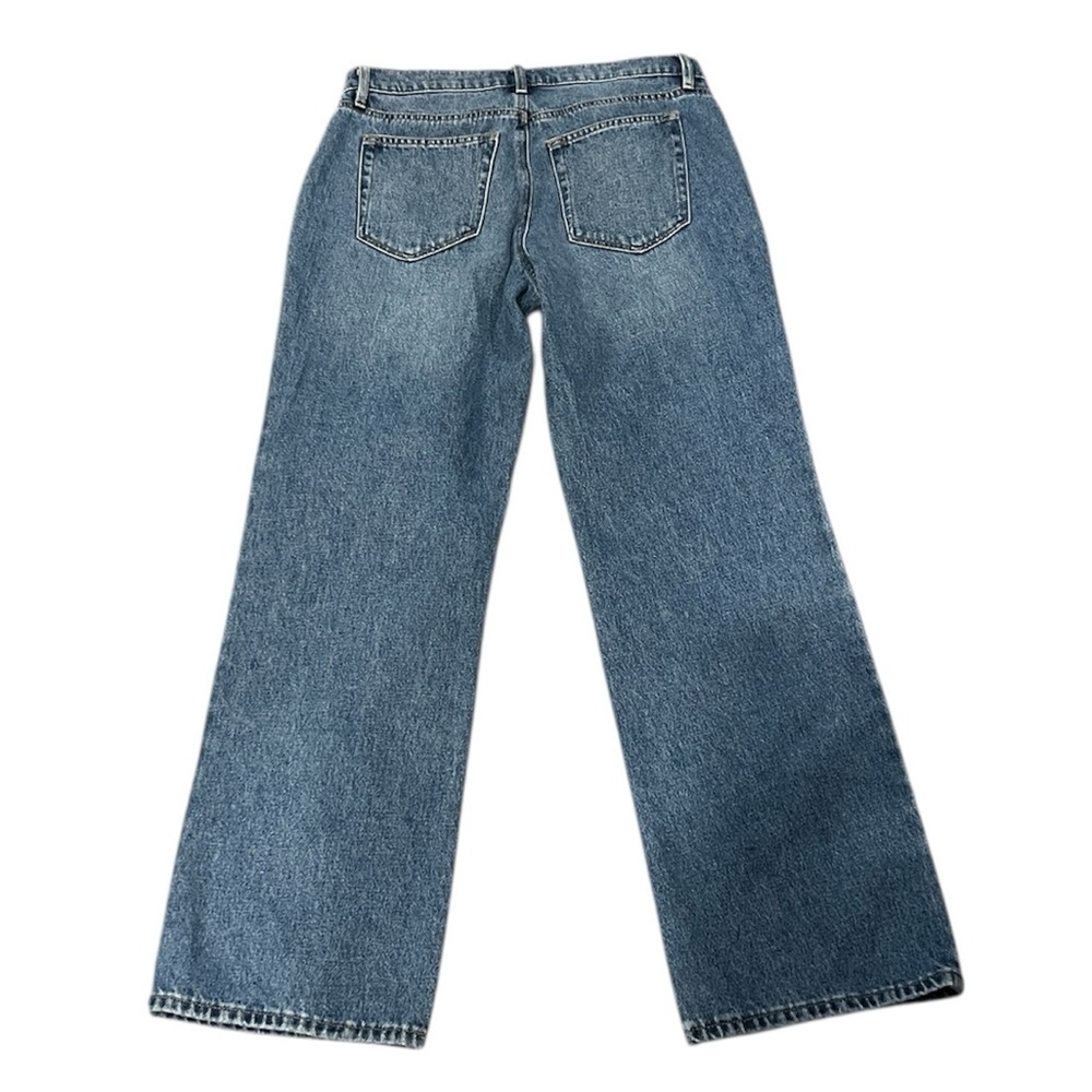 Loft The relaxed straight patch pocket med wash jean size 27/4 - Picture 2 of 7